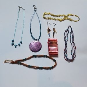 Bundle of homemade jewelry